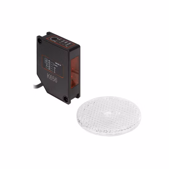 Capteur photo de plaque de réflecteur de miroir de faisceau de sécurité pour porte aérienne