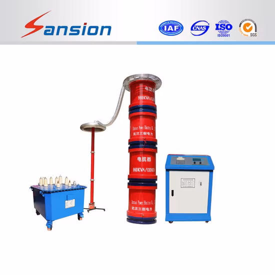 Variable Frequency Cable Resonant Test System AC/DC High Voltage Withstand Hipot Test Set Device