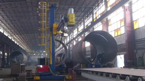 Chine Manipulateur de soudage automatique à double colonne pour chaîne de production de récipients sous pression